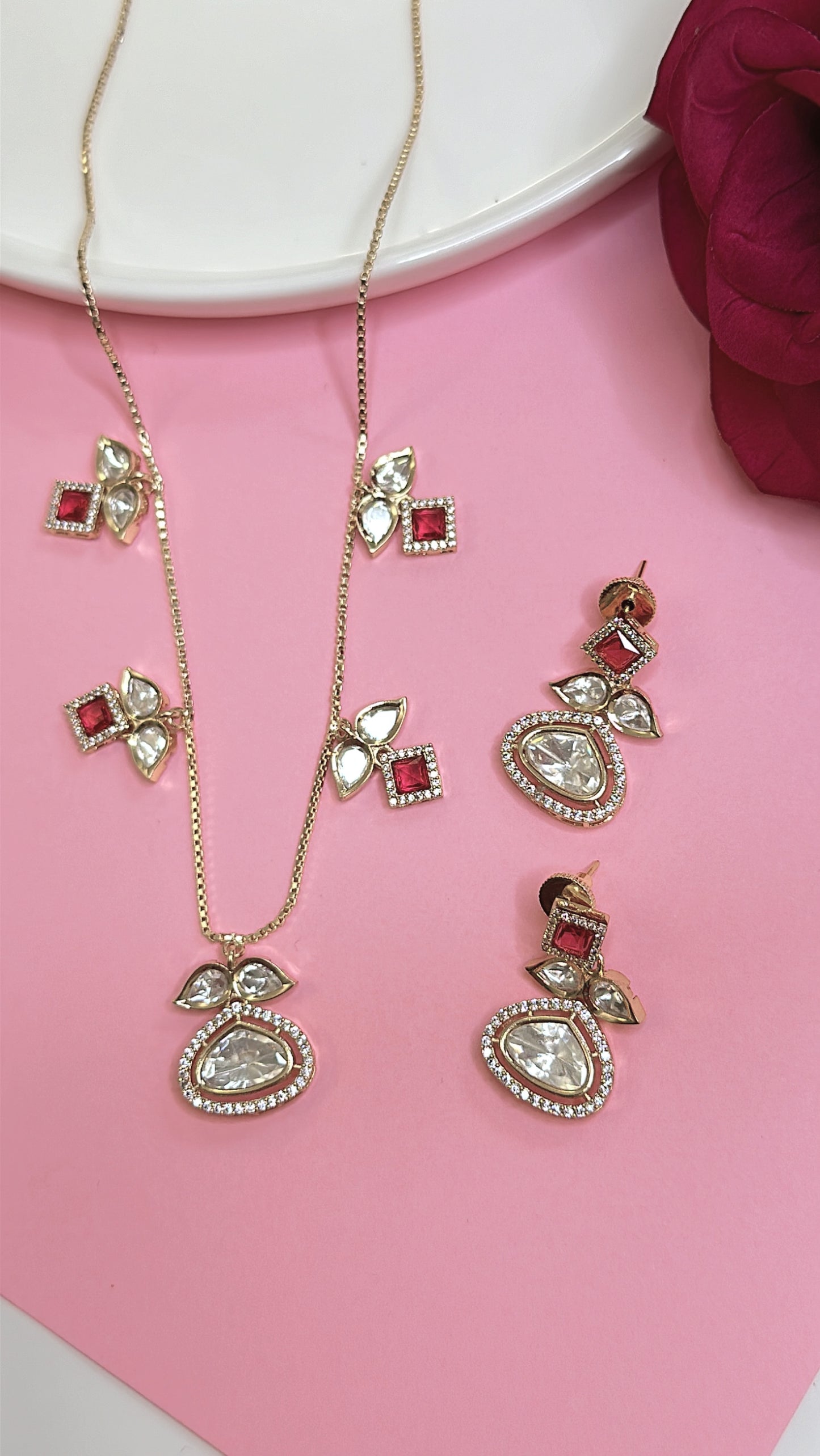 Polki Elegant Set