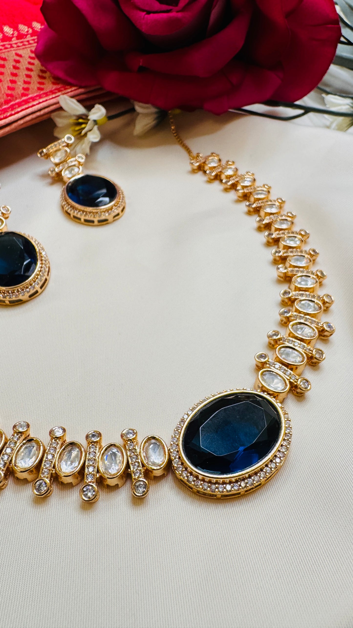 Polki Statement Necklace Set