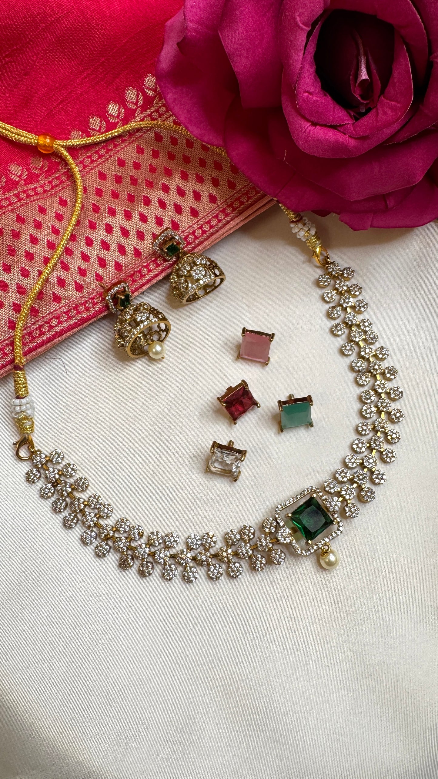 Polki Statement Necklace Set