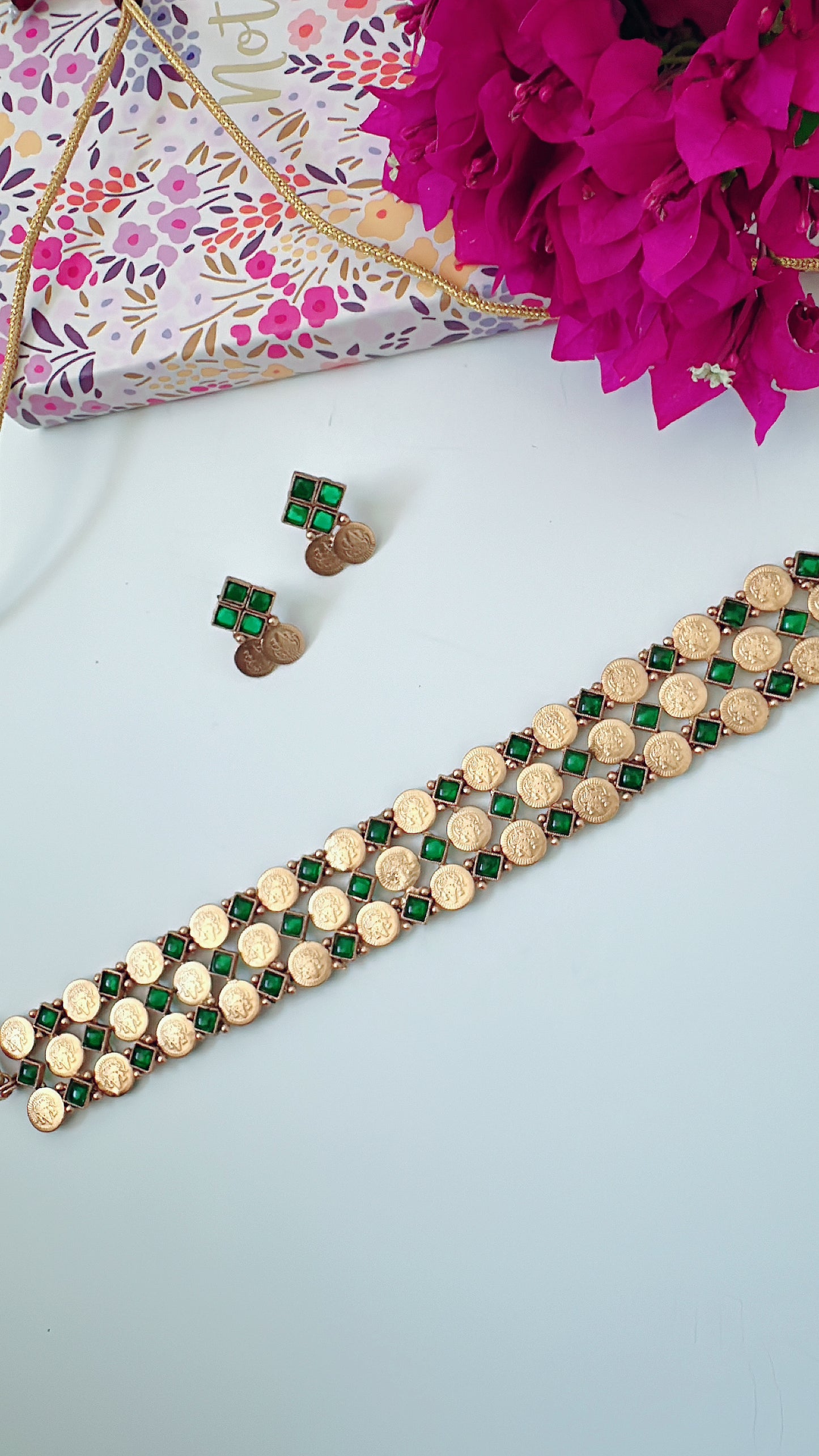 Coin Choker - Green