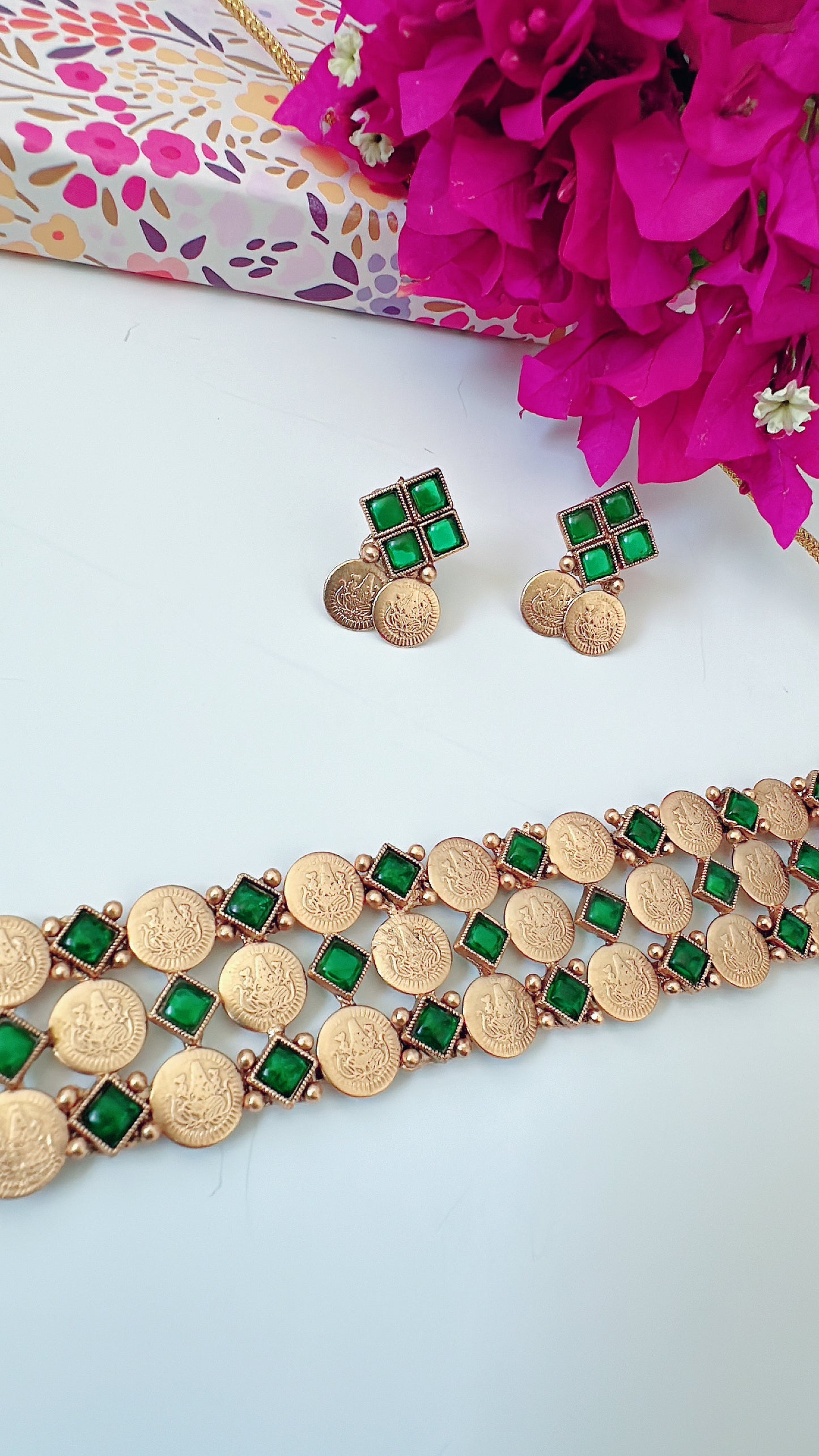 Coin Choker - Green