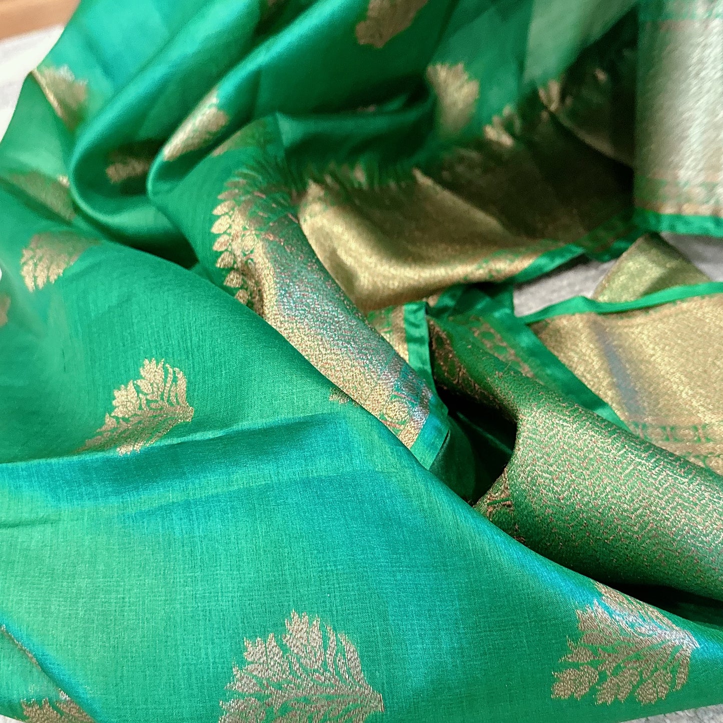 Pure Tusser Silk Zari Saree