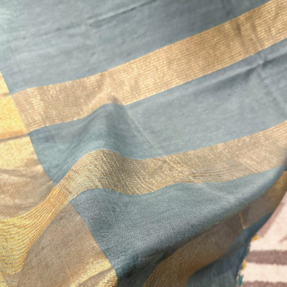 Grey Mist Cotton Handloom