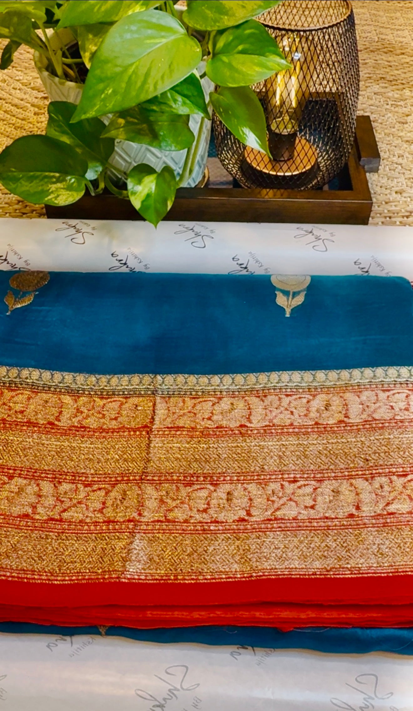 Neel Rooh – Banarasi Silk Saree