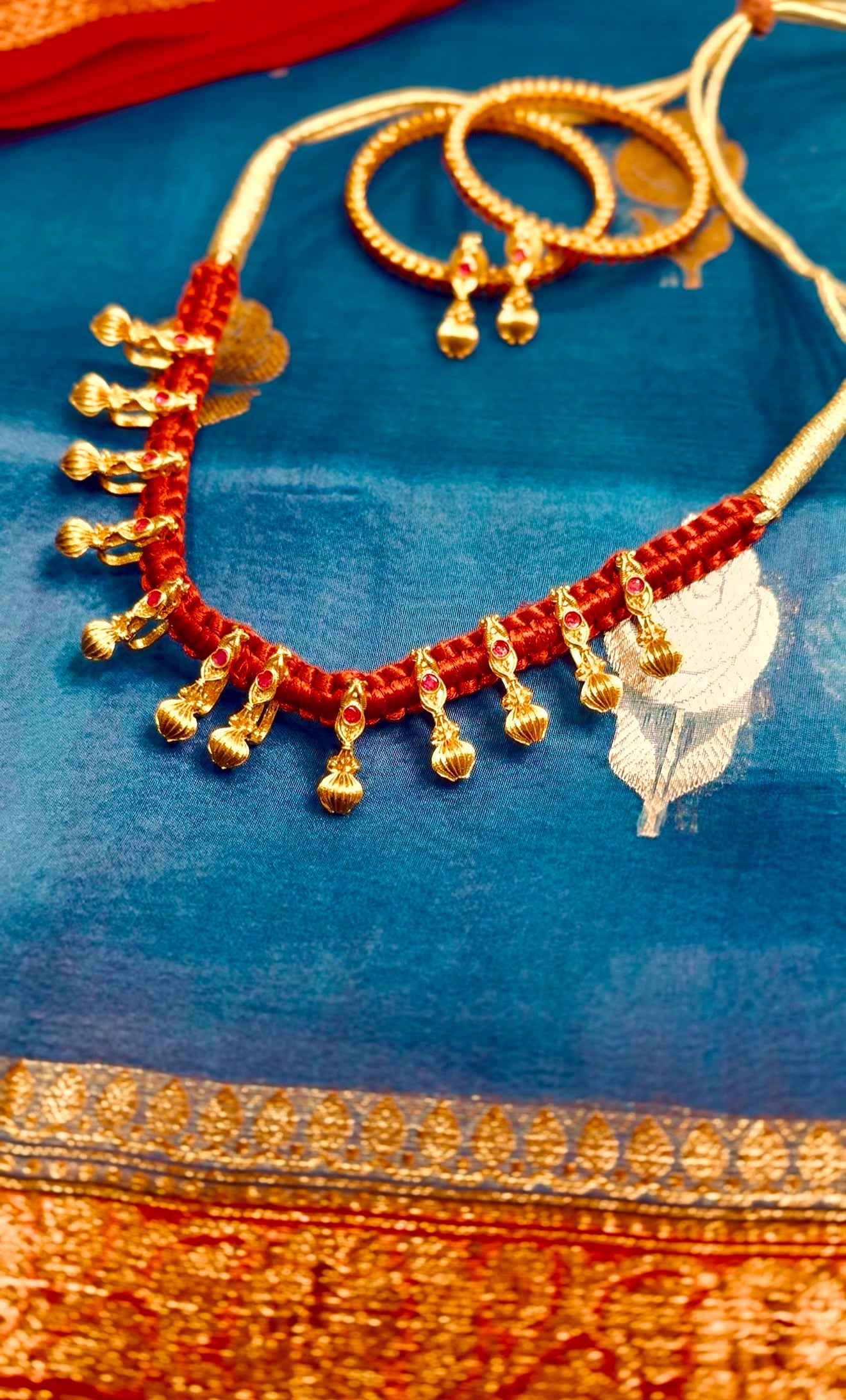 Neel Rooh – Banarasi Silk Saree