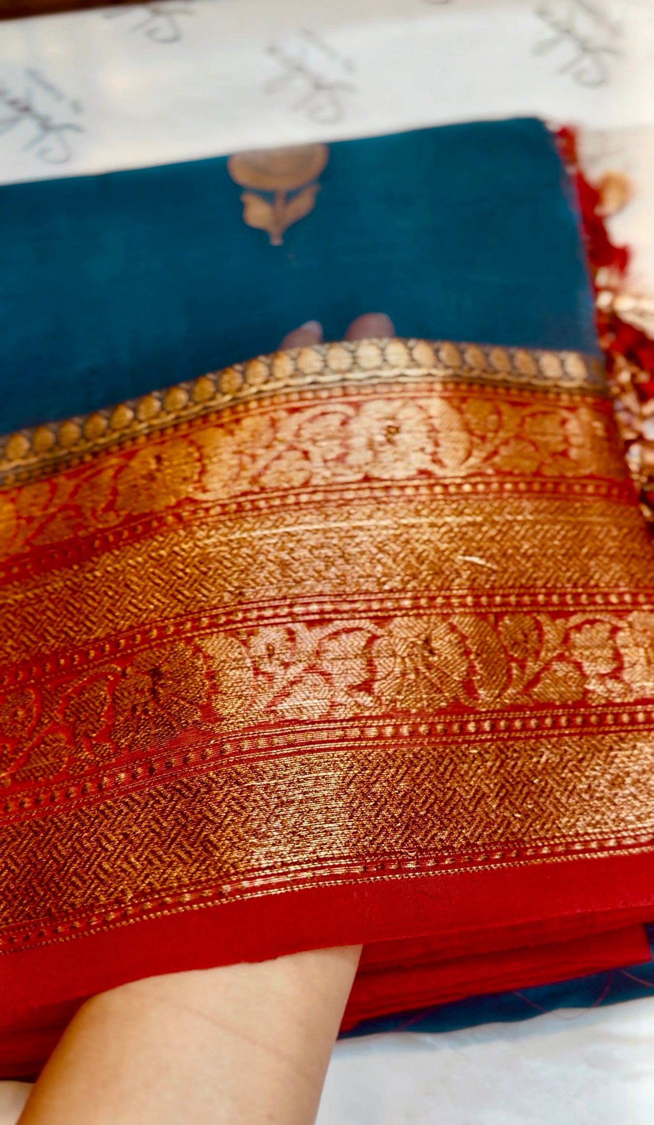 Neel Rooh – Banarasi Silk Saree