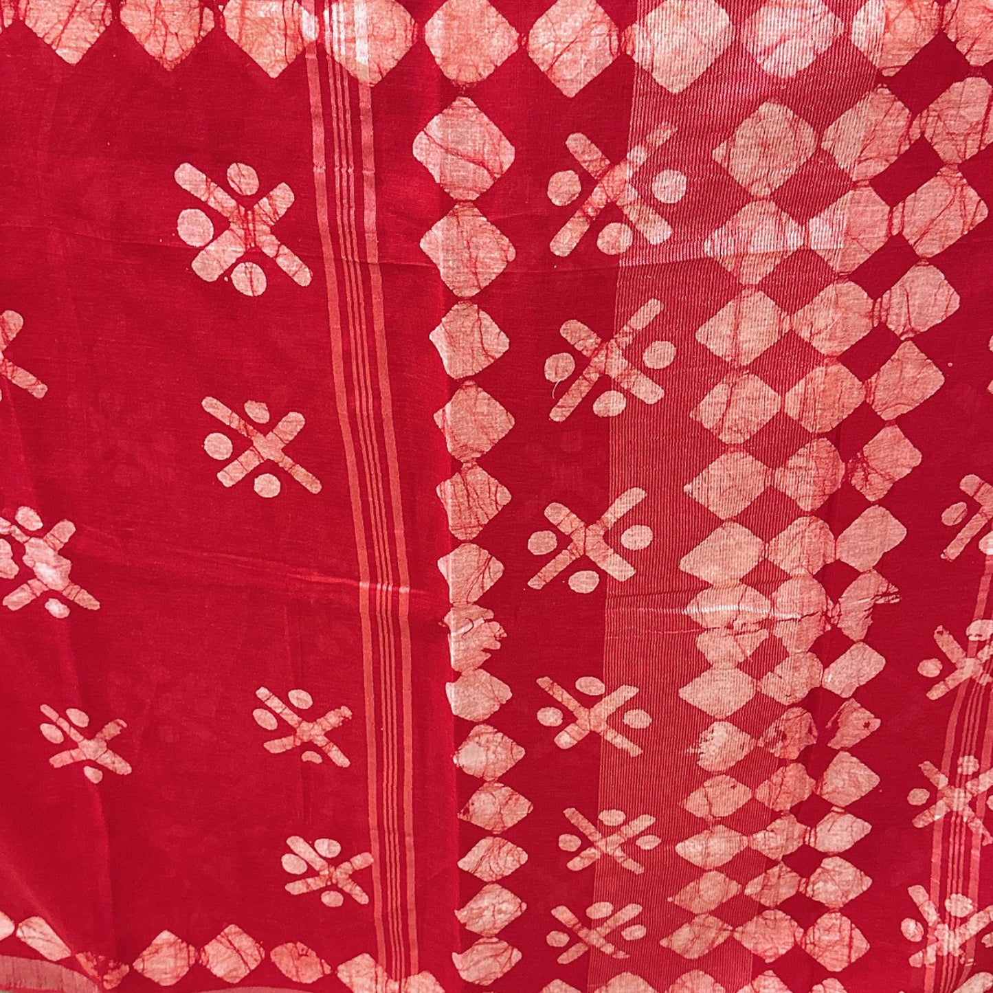 Red Earth Batik Saree