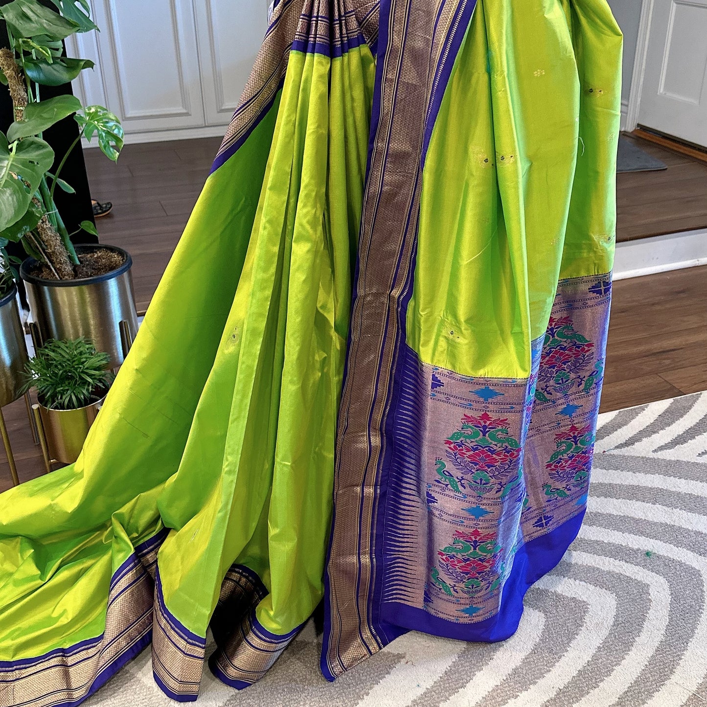 Lush Lime Green Drape