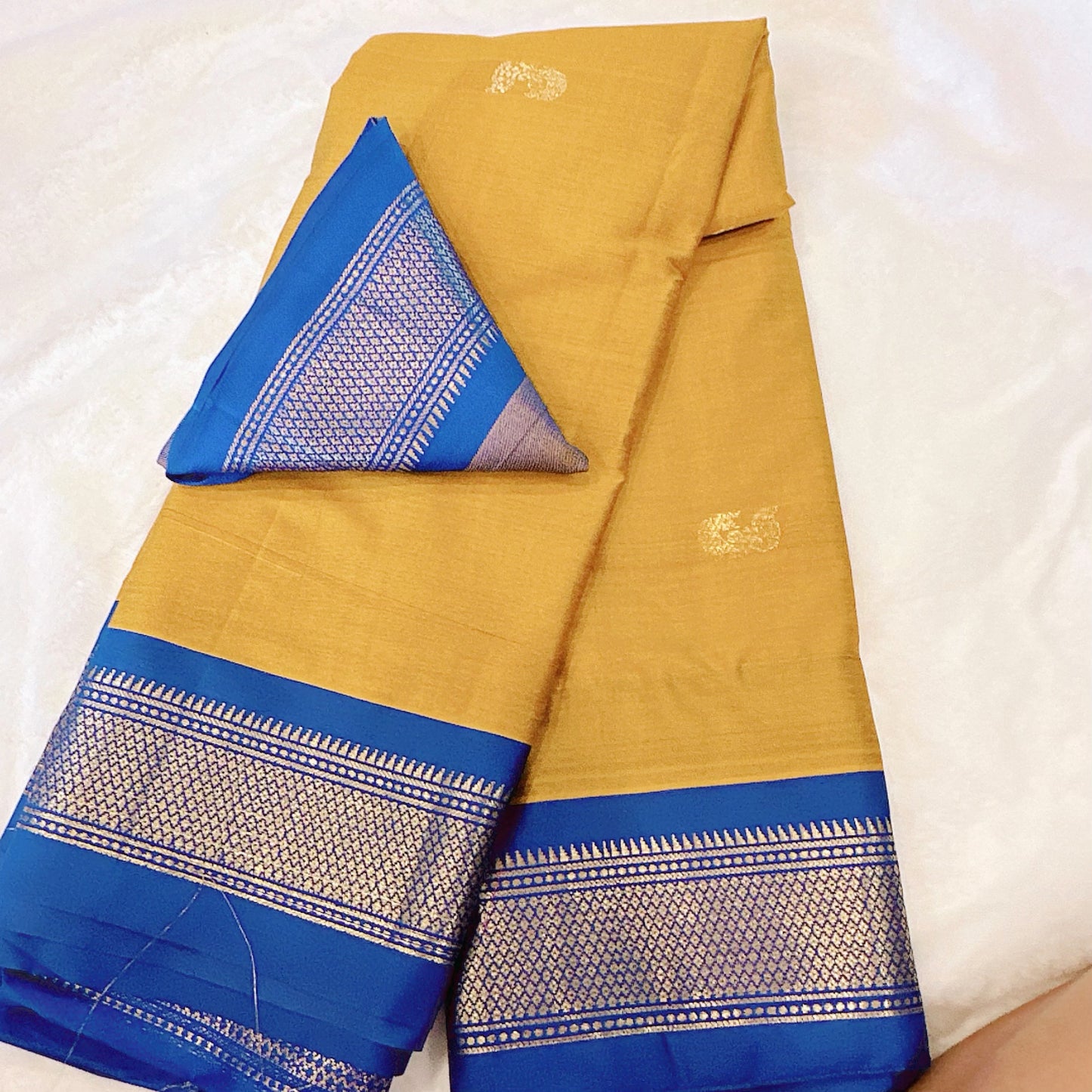 Yellow & Blue Paithani