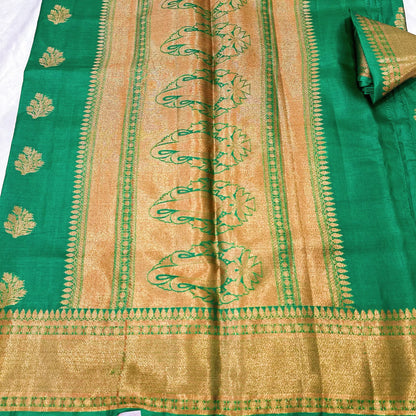 Pure Tusser Silk Zari Saree