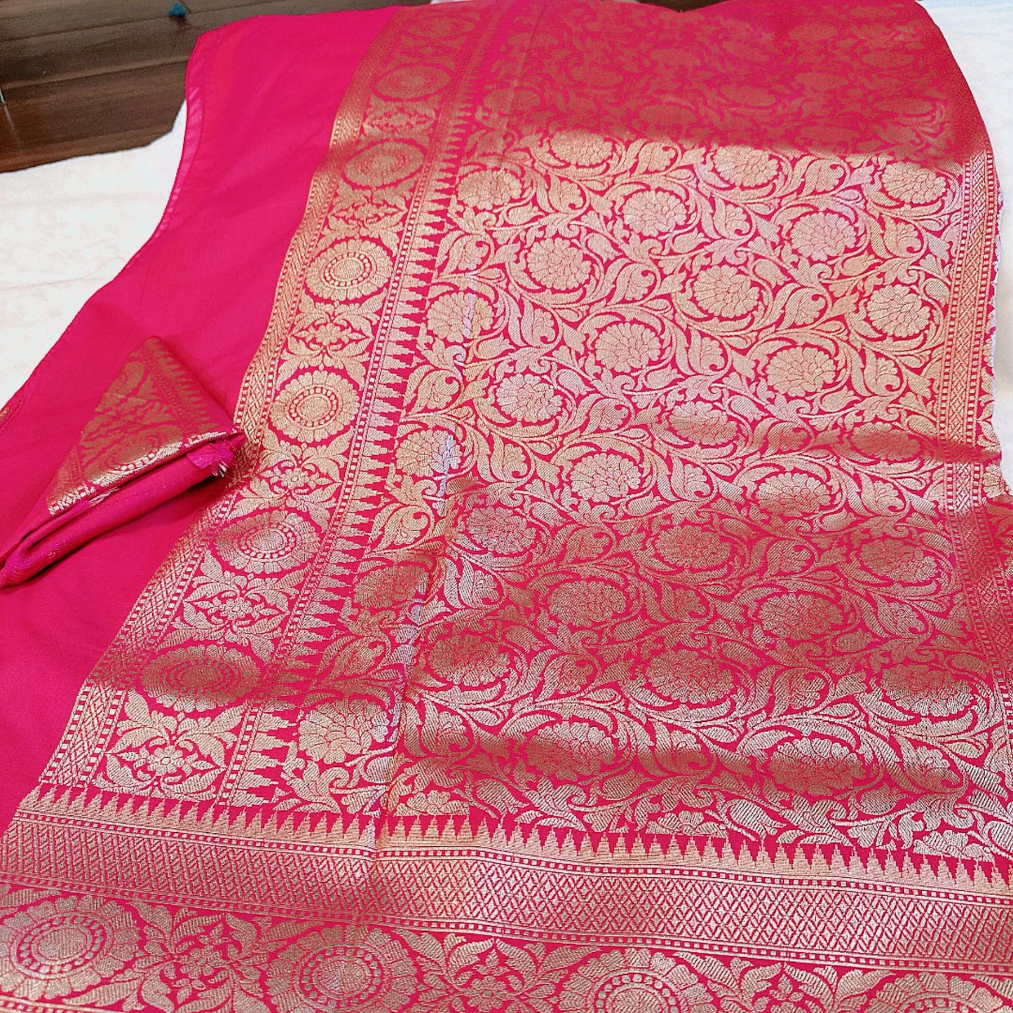 Banarasi Celestial Jangla Dreams - Pink